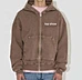 zip french terry hoodie