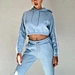 woman two piece tracksuit