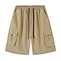 khaki cargo shorts