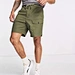 red cargo shorts for men