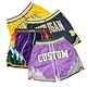 Wholesale Basketball Streetwear Jogger Polyester Double Layer All Over Print Sublimation Mesh Shorts Custom 5 Inch Inseam