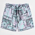 tie dye spandex shorts
