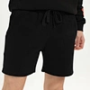 black cotton gym shorts