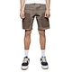 enzyme washed denim shorts