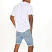 ripped denim shorts