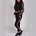 stripe track suit