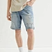 denim shorts washed black