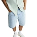 men denim shorts