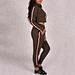 stripe track suit
