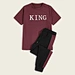 letter printing t shirt