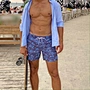 men shorts elastic waist