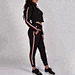 stripe track suit