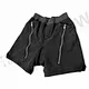 elastic waist uniform shorts