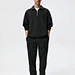 men velour jogging suit