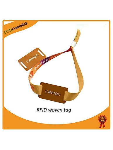RFID fabric woven label