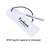 Custom printed Black Paper Clothing RFID Hang Tags