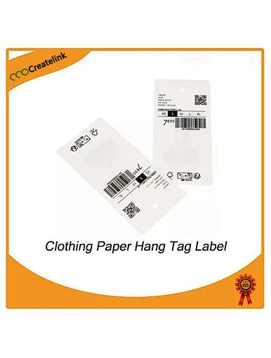 Clothing Paper Hang Tag Label