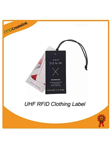 High Quality UHF RFID Clothing Label Hang Tag for Apparel