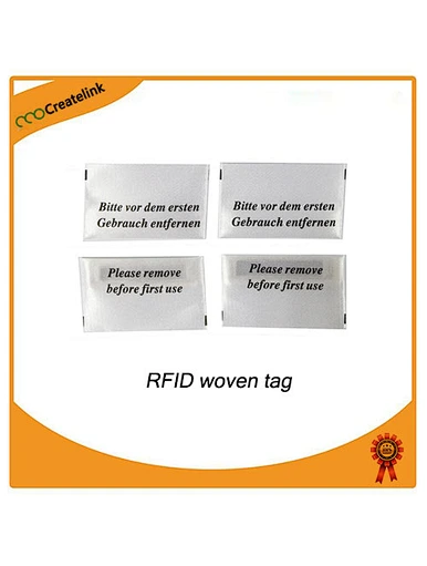 RFID woven tag for clothes