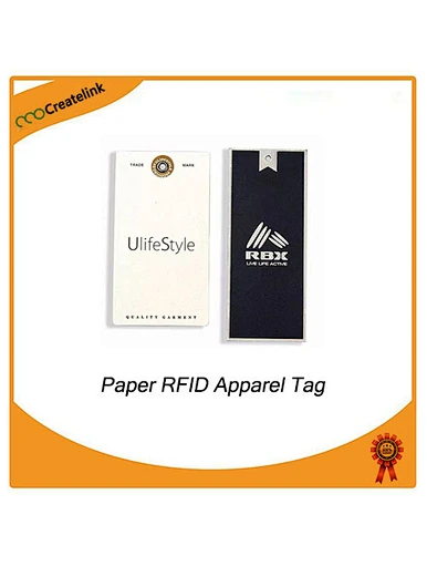 Paper RFID Apparel Tag