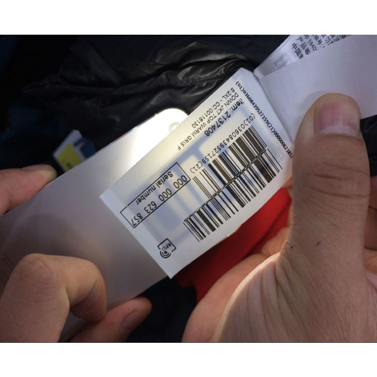 Custom Long Range UHF RFID Garment Tags/Clothing Apparel Hang Tag