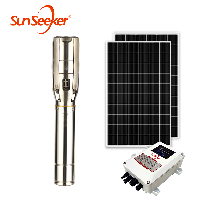 Hot selling 2023 amazon  2200W 216V DC solar water pump Stainless steel impeller pump