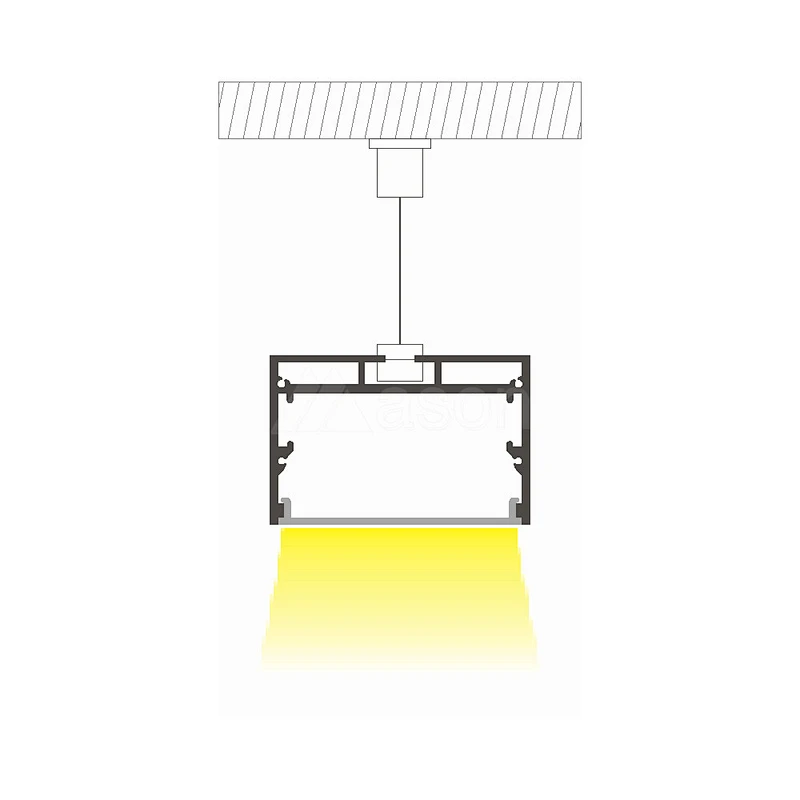 Aluminum Profile for <46mm LED strip