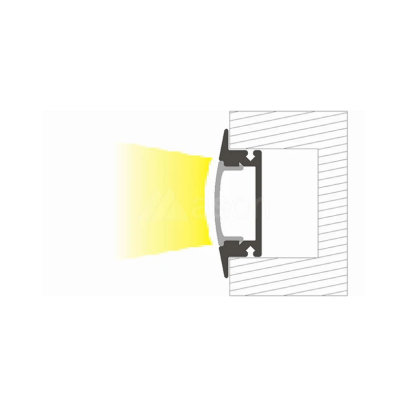 Aluminum Profile for 12mm LED strip