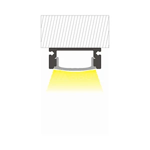 Aluminum Profile for 12mm LED strip