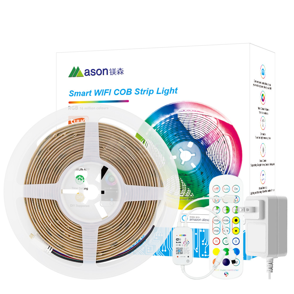 RGB COB Strip Light Kit