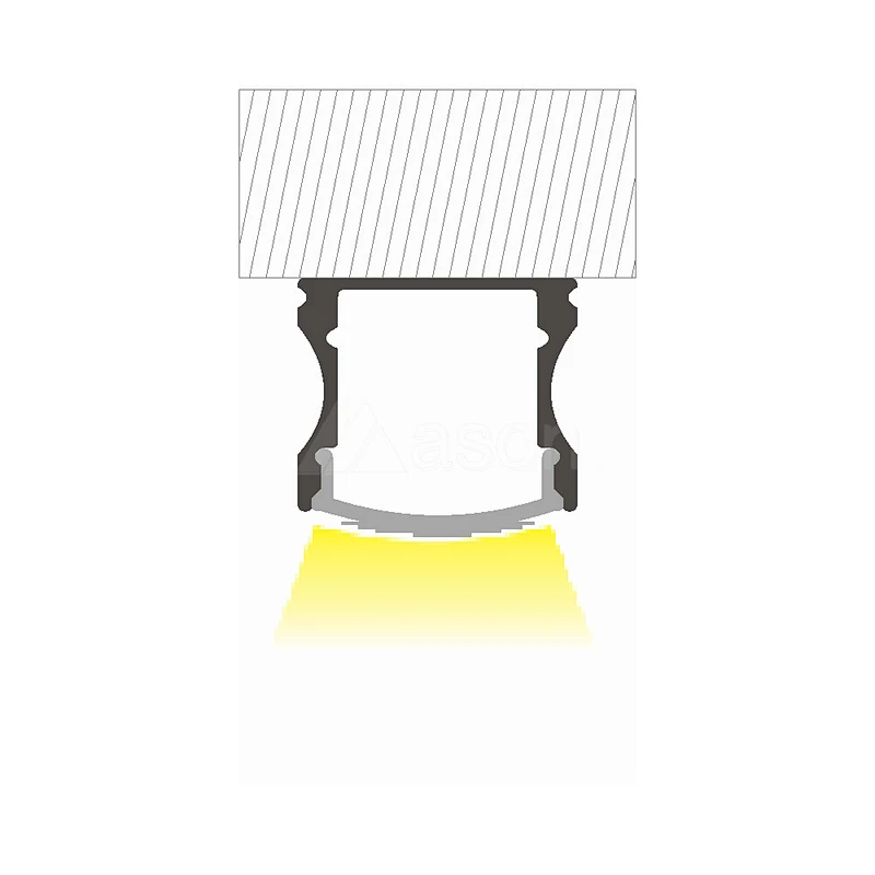 Aluminum Profile for 12mm LED strip