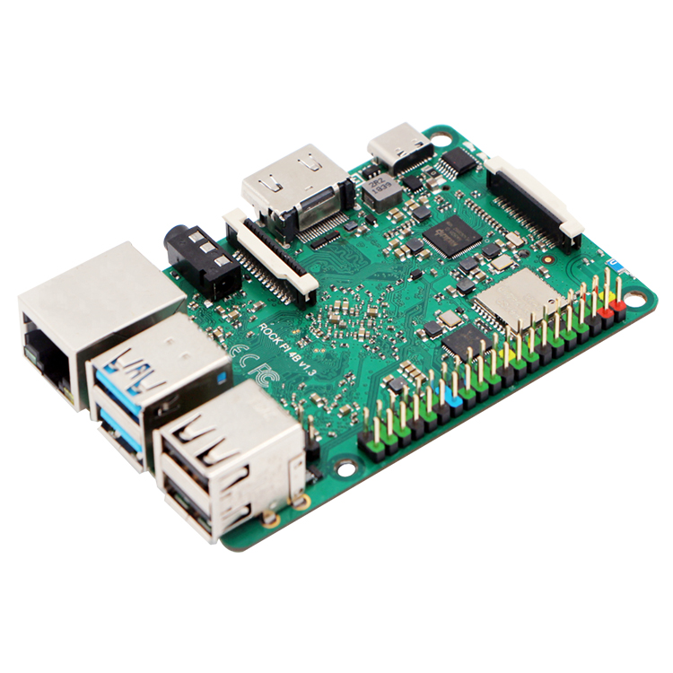 ROCK Pi 4 Modell B + 2 GB / 16 GB eMMC