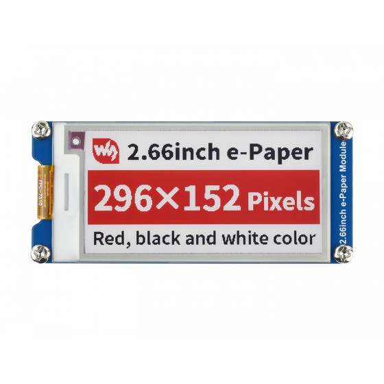 Modulo display E-Ink E-Paper da 2,66 pollici (B)