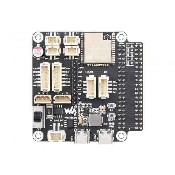 General Driver board for Robots, Based on ESP32, multi-functional, supports WIFI, Bluetooth and ESP-NOW communications
