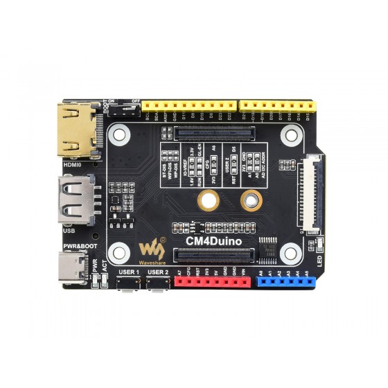 Scheda base compatibile Arduino per Raspberry Pi Compute Module 4, HDMI, USB, slot M.2