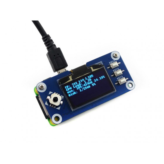 1,3-Zoll-OLED-Display HAT für Raspberry Pi
