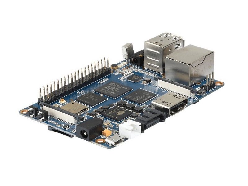 Banana Pi BPI-M3 with Allwinner A83T Octa-core chip design with 2G RAM and 8G eMMC