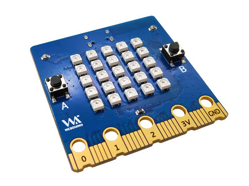 Banana Pi BPI:bit Lite Webduino and arduino board with EPS32-S2 for STEAM education