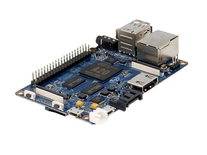 Banana Pi BPI-M1+ mit Allwinner A20 Chipdesign mit 1G RAM