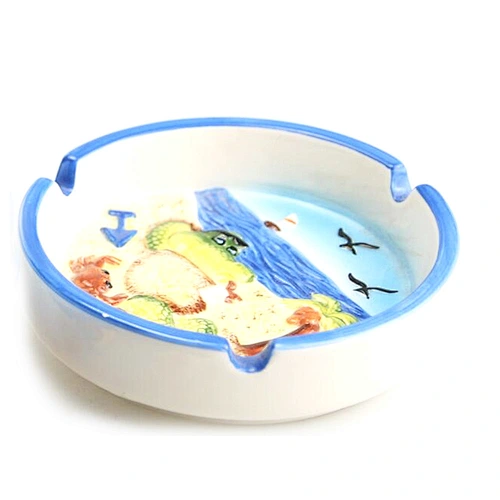 embossed ashtray