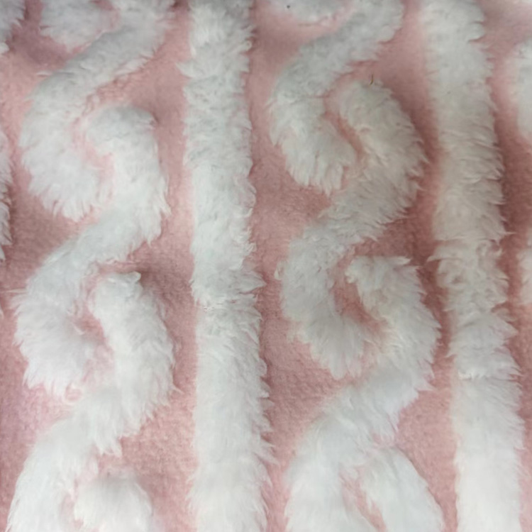 Printed and Burn-out Shu Velveteen/Sherpa