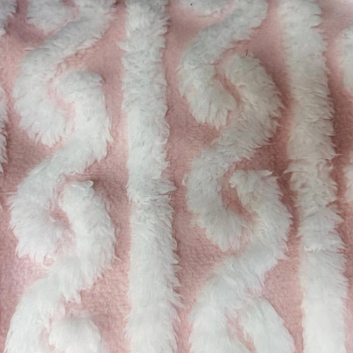 Printed and Burn-out Shu Velveteen/Sherpa