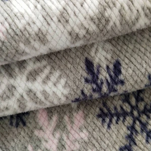Jacquard and Printed Polar Fleece