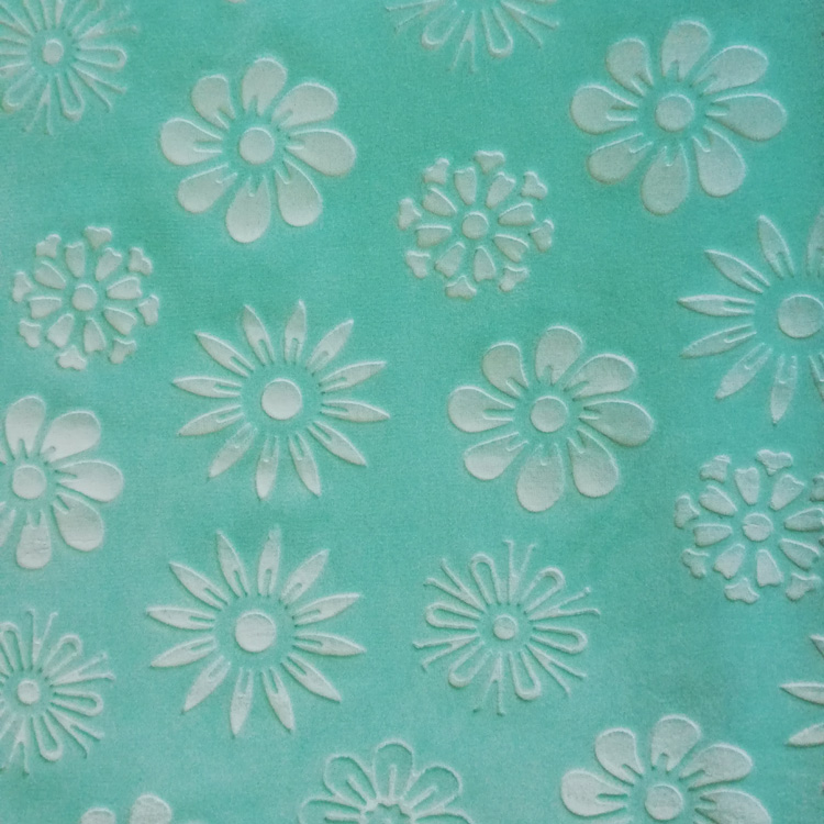Solid and Embossed Spandex Velboa