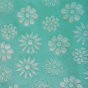 Solid and Embossed Spandex Velboa
