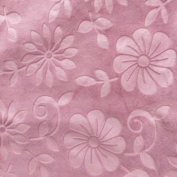 Solid and Embossed Spandex Velboa