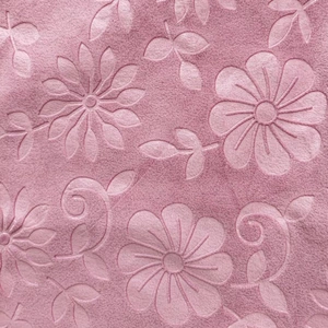 Solid and Embossed Spandex Velboa