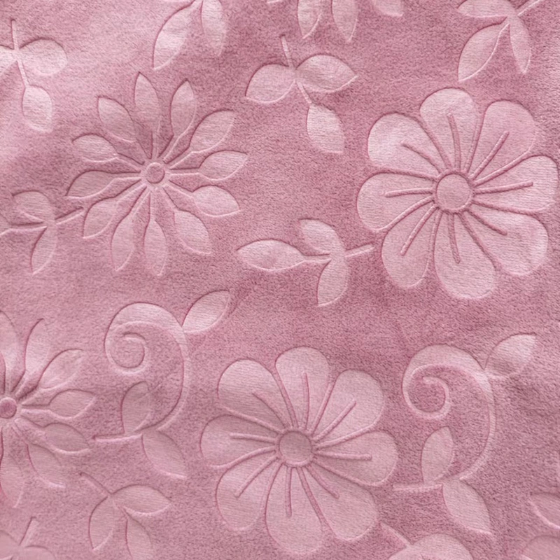 Solid and Embossed Spandex Velboa