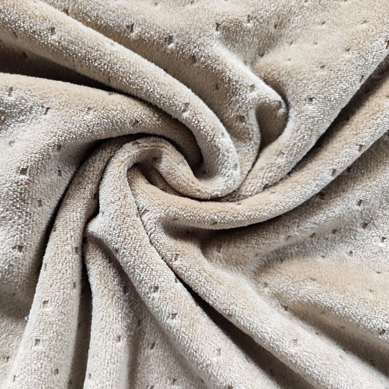 Solid and Jacquard Imitation of Velveteen