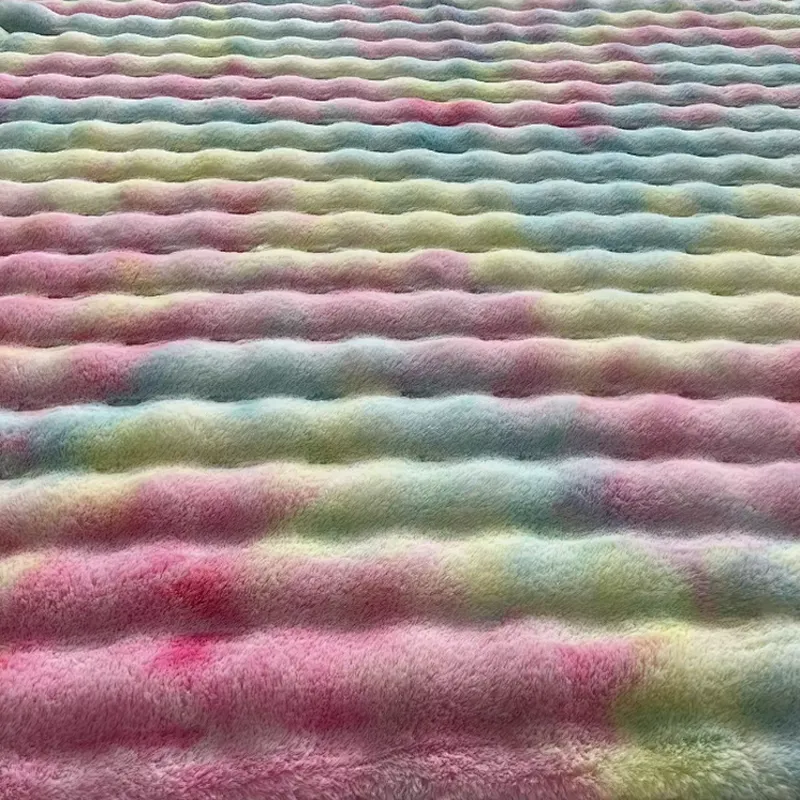 Tie-dyed Rabbit Fleece